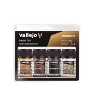 VALLEJO PIGMENTI 73190 Polvere & Sporco - SET Colori Vallejo