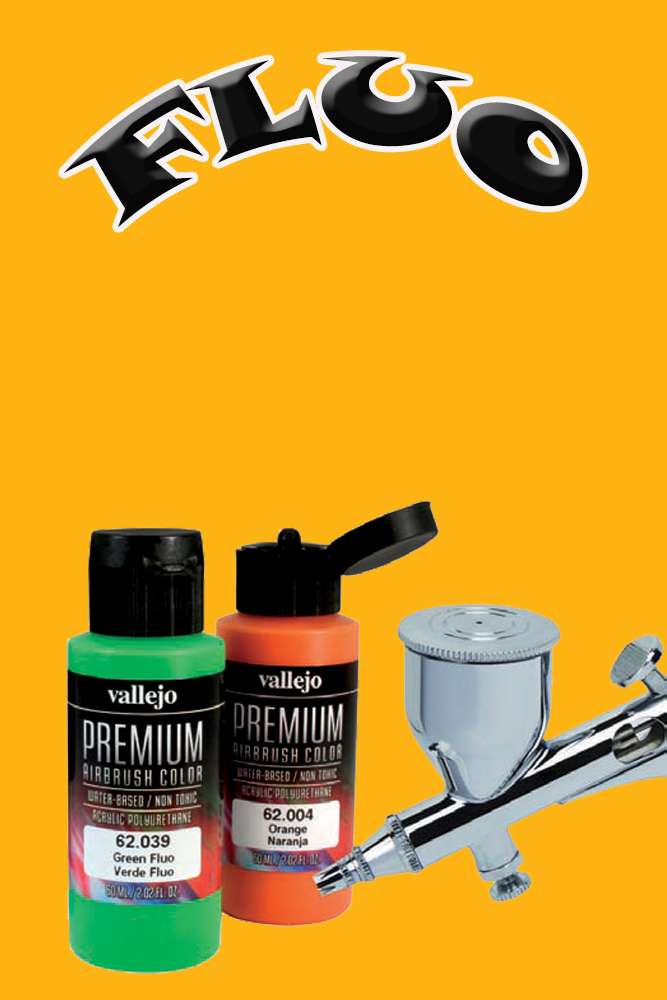 VALLEJO PREMIUM AIRBRUSH GOLD YELLOW FLUO 62032 COLORI VALLEJO