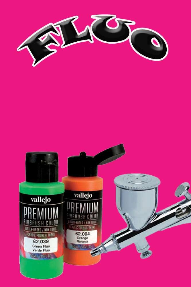 VALLEJO PREMIUM AIRBRUSH ROSE FLUO 62035 COLORI VALLEJO