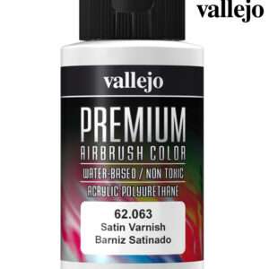VALLEJO PREMIUM AIRBRUSH SATIN VARNISH 62063 COLORI VALLEJO