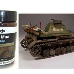 VALLEJO WEATHERING BROWN SPLASH MUD 200ML 26811 ACCESSORI PER MODELLISMO VALLEJO