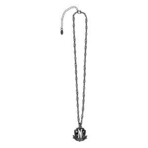 Wednesday Collana Con Pendant Nevermore Academy Black Cinereplicas