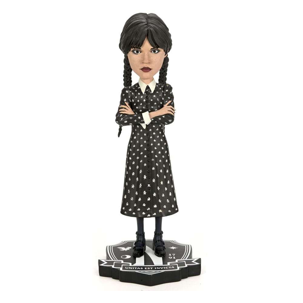 Wednesday Head Knocker Bobble-Head Wednesday Addams 21 Cm NECA