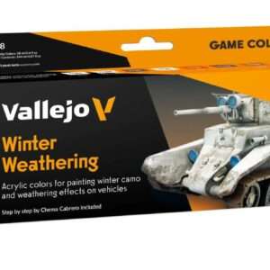 WINTER WEATHERING MODEL COLOR SET 70263 Colori Vallejo