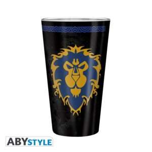 WORLD OF WARCRAFT - Large Glass - 400ml - Alliance - box