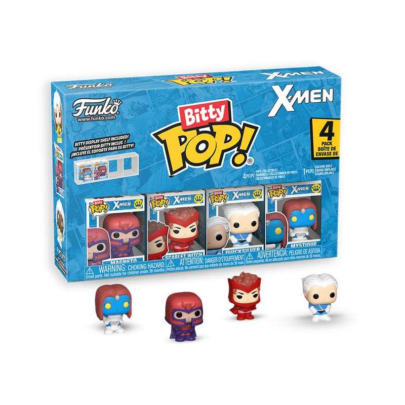 X-men Bitty Pop! Vinile Figura 4-pack Magneto 2,5 Cm Funko