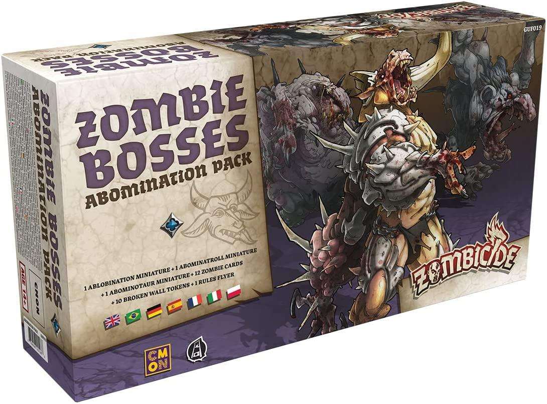 Zombicide Black Plague Zombie Bosses Abomination Pack Multilingua Espansione