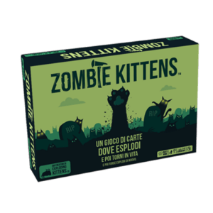 Zombie Kittens Gioco Da Tavolo 7+ (ITA) - Exploding Kittens Asmodee