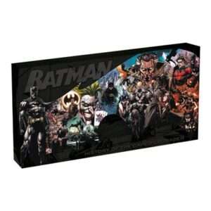 Batman History Of The Caped Crusader Light Up Tela Stampa Su Tela Pyramid International