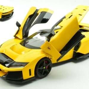 BBURAGO BU16022Y FERRARI F80 YELLOW 1:18 Modellino
