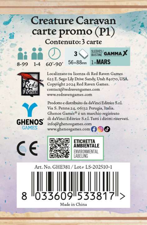 Creature Caravan - Carte promo (P1) Gioco Di Carte 8+ (ITA) - DV Giochi