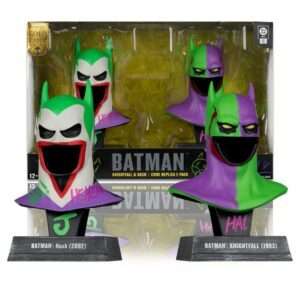 DC DIRECT 1:3 BATMAN COWL PROP REPLICA BATMAN HUSH + BATMAN KNIGHTFALL JOKEROZED 2-PACK Replica McFARLANE TOYS 2025