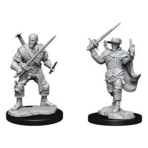 D&d Nolzur's Marvelous Miniatures Unpainted Miniatures Human Bard Male Case (2) Wizkids