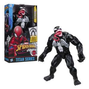 Marvel Spider-man Titan Series Black Suit Venom Figura 30cm Hasbro
