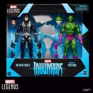 Ml Inhumans Black Bolt & Triton Af Action Figura Hasbro