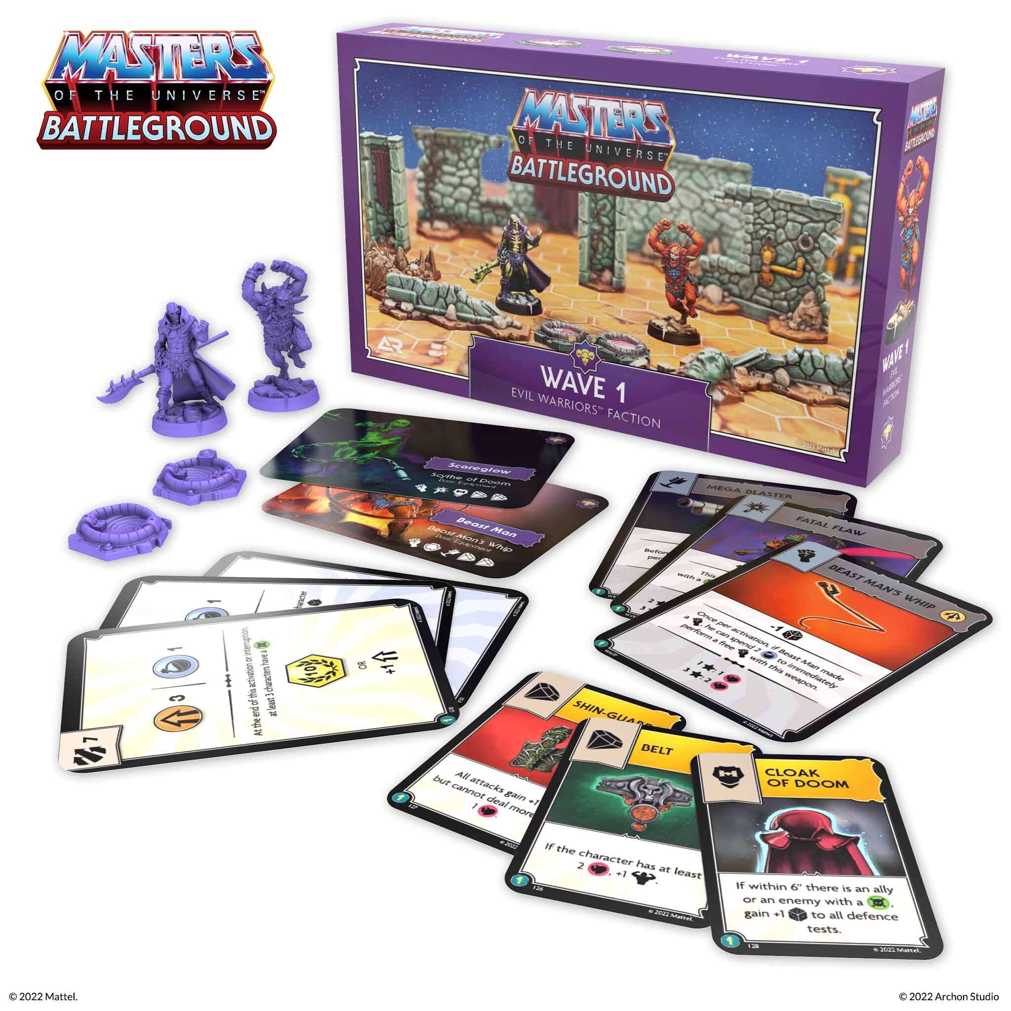 MOTU-BATTLEG.W1 EVIL WARRIORS ENG GIOCO DA TAVOLO Archon Studio