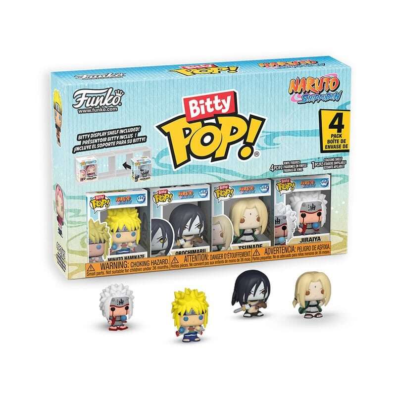 Naruto Shippuden Bitty Pop! Vinile Figura 4-pack Team 2 2,5 Cm Funko