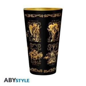 SAINT SEIYA - Large Glass - 400ml - Gold cloths - box