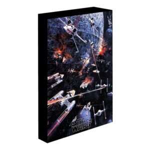 Star Wars Tela Print Death Star Assault 30 X 40cm Pyramid International