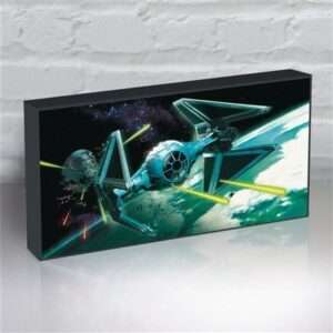 Star Wars Tie Interceptor Light Up Tela Stampa Su Tela Pyramid International