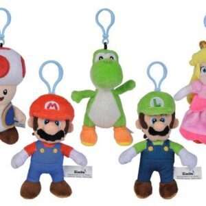 Super Mario Peluche Portachiavis All Stars 13 Cm Simba
