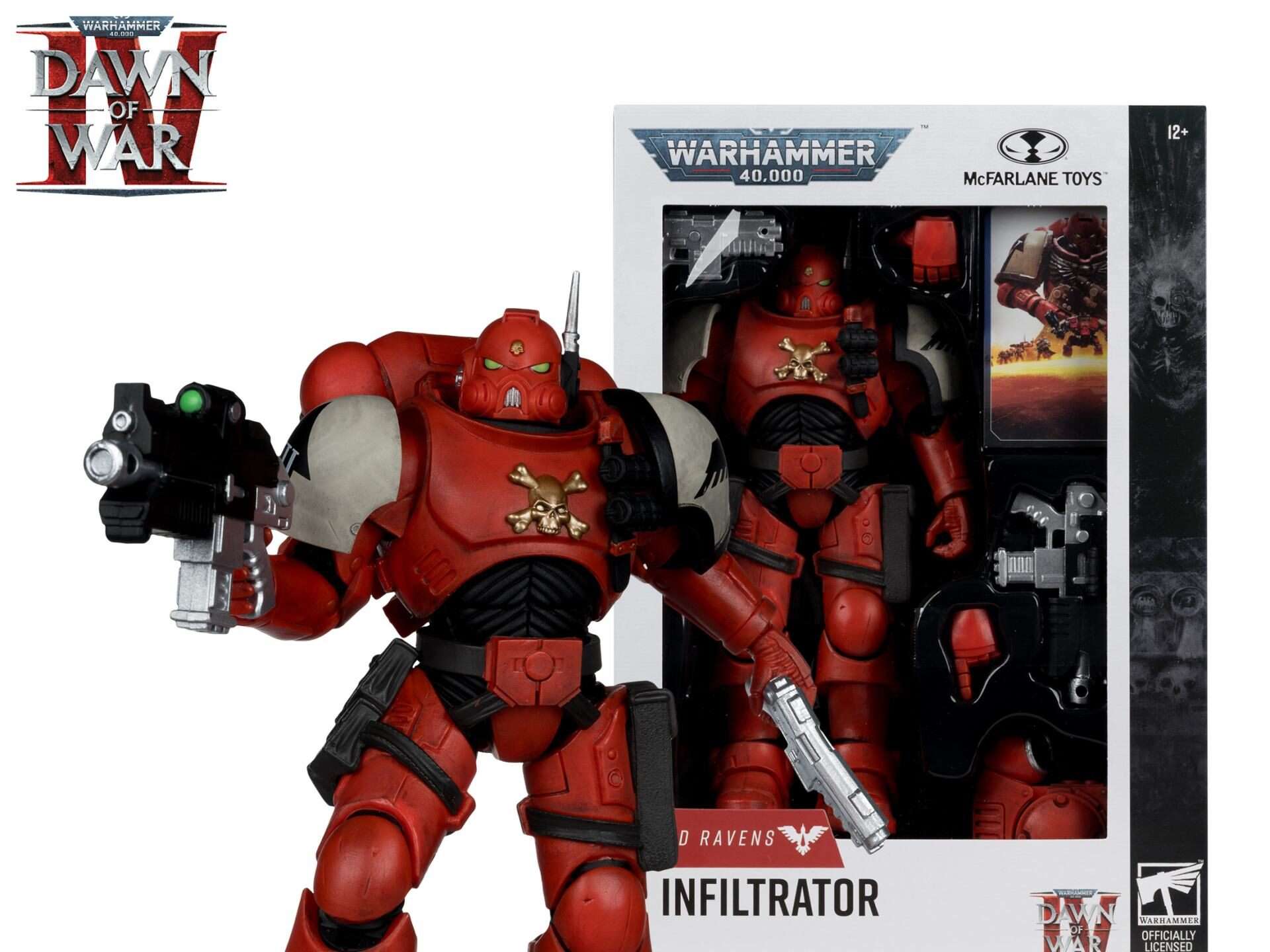 Warhammer 40000 7inch Wv12 Blood Ravens Sergeant Infiltrator (dawn Of War 4) Action Figura Action Figura Mcfarlane Toys 2025
