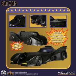 5 POINTS 1989 BATMAN BATMOBILE Replica Mezco Toys