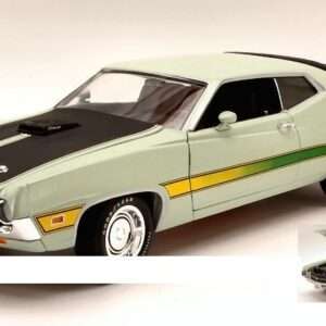 Auto World Elite AMM992 Ford Torino Cobra 1971 verde chiaro/nero 1:18 Modellino