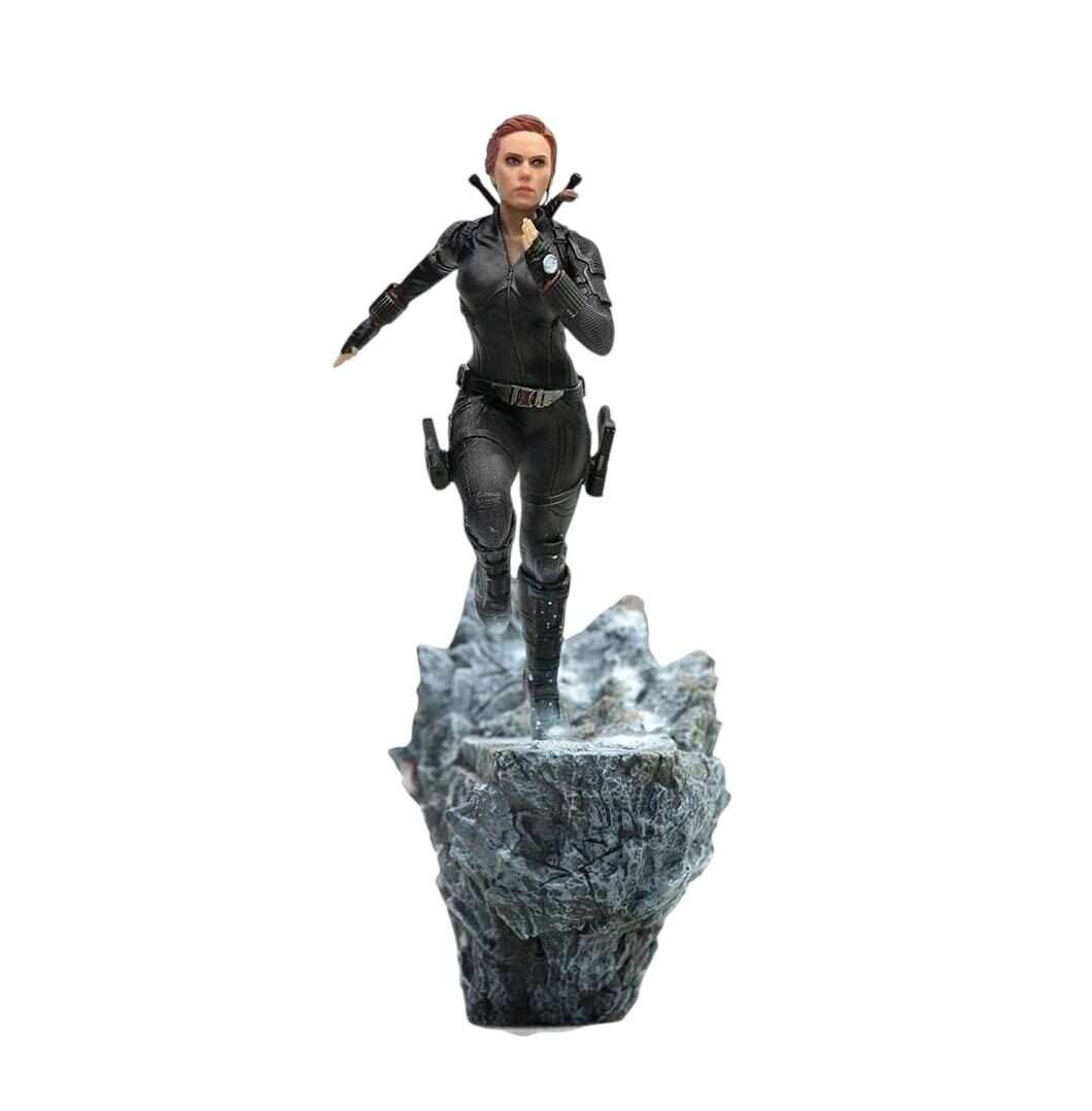 Avengers Endgame BDS Statua Figura Black Widow 21cm Iron Studio - Prodotto e Scatola Rovinata