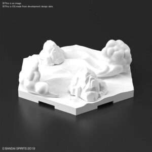 BANDAI MODEL KIT CUSTOMIZE SCENE BASE SNOWFIELD VER MODEL KIT