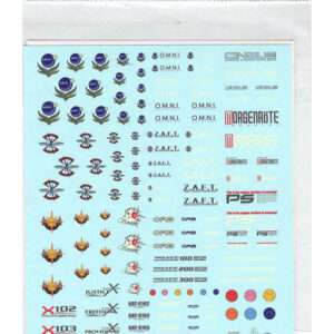 GUNDAM MASTER GRADE MG MODEL KIT DECAL 18 MULTI SEED ACCESSORI BANDAI