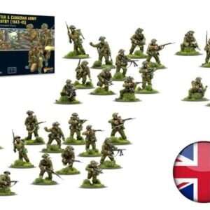BOLT ACTION - BRITISH & CANADIAN ARMY INFANTRY (1943-45) Miniature E Modellismo WARLORD GAMES