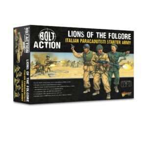BOLT ACTION LIONS OF FOLGORE STARTER ARMY Miniature E Modellismo WARLORD GAMES