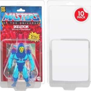 Clamshell PET Protectors 10-Pack For Masters Of The Universe Action Figures Evoretro