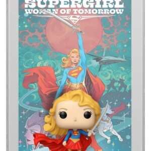 Dc Comics Pop! Comic Cover Vinile Figura Supergirl 9 Cm Funko