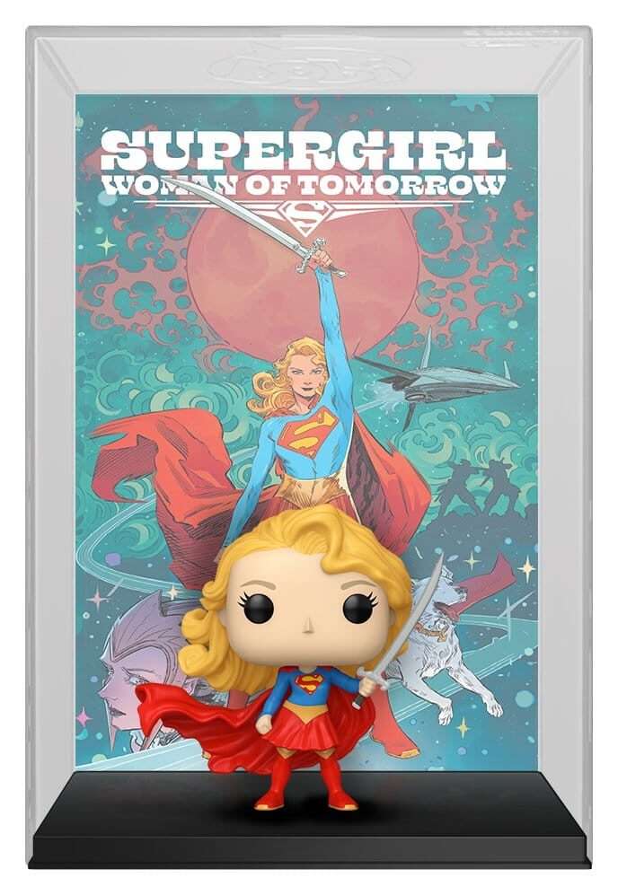 Dc Comics Pop! Comic Cover Vinile Figura Supergirl 9 Cm Funko