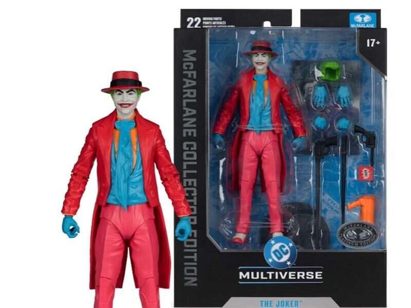 Dc Multiverse Action Figure The Joker '89 18 cm Mcfarlane Toys Platinum Edition