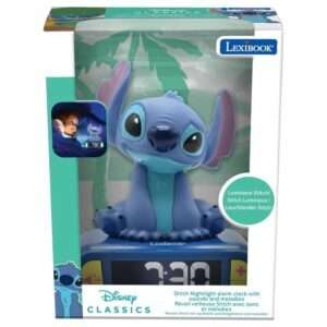 Disney Lilo e Stitch Sveglia Digitale Luce e Suono Stitch 17 Cm Lexibook