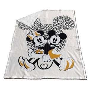 Disney Mickey & Minnie coral sherpa blanket 130x170cm Disney
