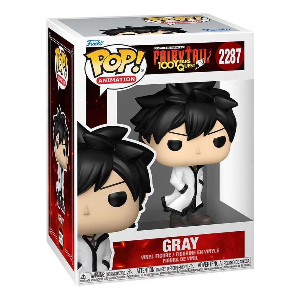 Fairy Tail 100 Year Quest Pop! Animation Vinile Figures Gray 9 Cm Funko