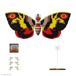 Godzilla Toho Ultimates! Action Figura W5 Mothra 1992 Figura 30 Cm Super 7