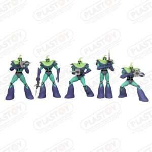 Grendizer Vegan Soldiers Figura Set (5) Figura Plastoy