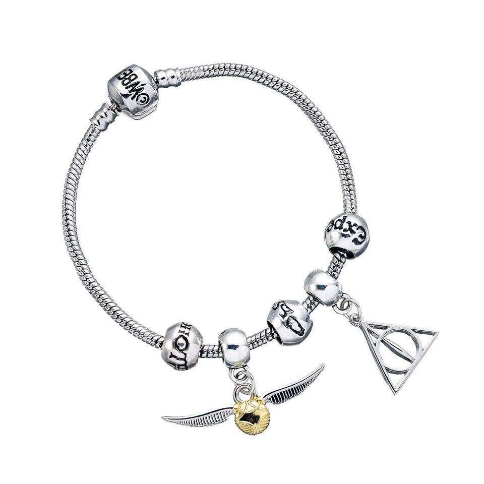 Harry Potter Braccialetto Set Ciondoli Doni Della Morte & Boccino Carat Shop