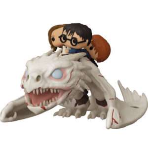 Harry Potter Funko Pop Film Vinile Figura Drago con Harry, Ron e Hermione 15 cm