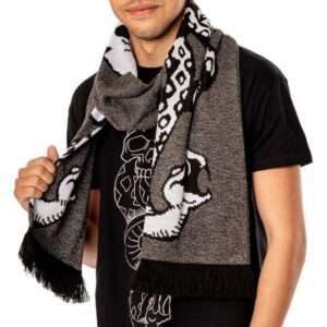 Harry Potter Sciarpa Dark Arts Spell Long Length Grey Cid