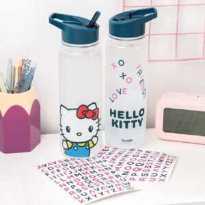 Hello Kitty Bottiglia Con Adesivi 650ml Paladone