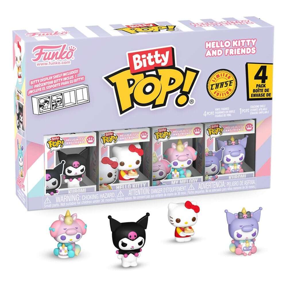 Hello Kitty E Friends Bitty Pop! Vinile Figura 4-pack Series 3 2 Cm Funko