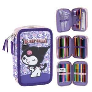 Hello Kitty Kuromi triple pencil case CerdÁ