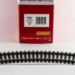 Hornby R605 Binario Curvo doppio R1 raggio 371 mm 45° 1:87 HO Modellismo