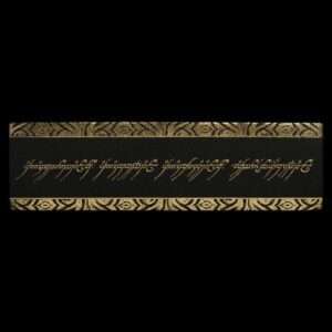 Il Signore Degli Anelli Leather Segnalibro The One Ring Inscription Weta Workshop